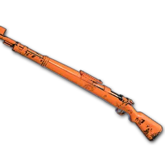 Rugged (Orange) (Kar98k) weapon skins in PUBG