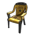 Yellow Ornate Chair