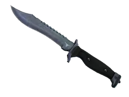 Blue Steel Bowie Knife