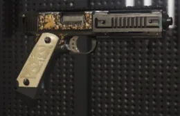 AP Pistol Gilded Gun Metal Finish