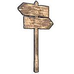 Double Sign Post