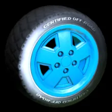 Jurassic Jeep® Wrangler wheels (Blue team) (Common)