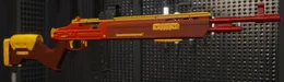 Marksman Rifle MK II Metallic Red & Yellow