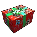 Festive Stickered Storage Box