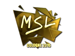 Sticker Maikelele (Gold) Cologne 2015