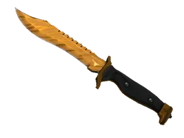 Tiger Tooth Bowie Knife