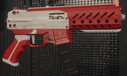 SMG MK II Bold Red & White