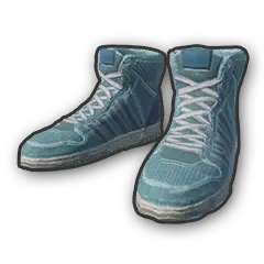 Blue Hi-top Trainers