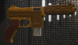 Machine Pistol Gold Tint
