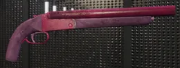 Double Barrel Shotgun Pink Tint